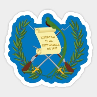 Guatemala Coat of Arms Sticker